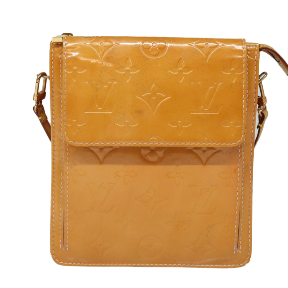 LOUIS VUITTON Monogram Vernis Motto Pouch Marshmallow Pink M91312 LV Auth 84288 - Picture 13 of 16